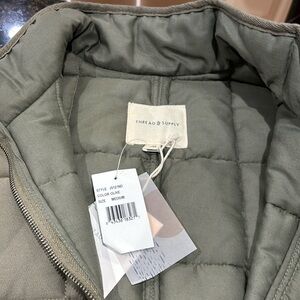 Thread and Supply quilt womens jacket